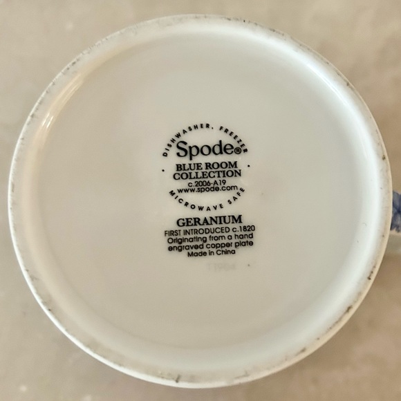 Spode Blue Room Geranium Mug - Picture 8 of 8